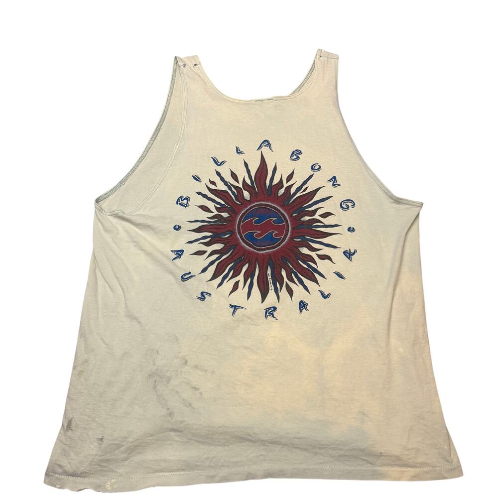 Vintage 90s Billabong Australia Sun Tank Men's XL Surf Skater Faded Distressed